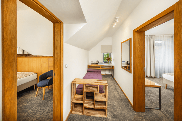 Rodinné apartmá se 2 ložnicemi